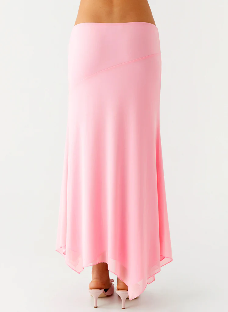 Gonna Midi Kerrie Hanky - Baby Pink