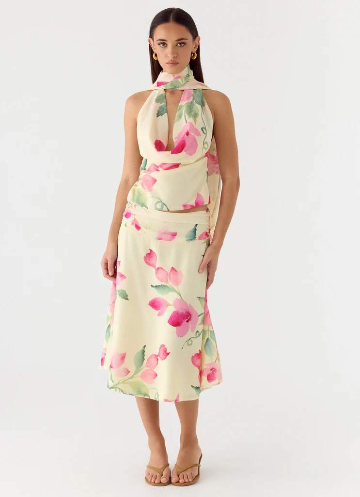 Get Me Top Senza Schienale a Spalline - Lemon Soleil