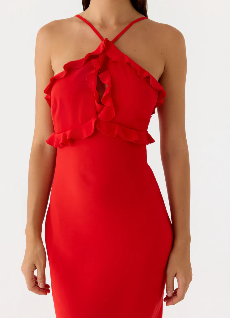 Abito Maxi Trieste - Rosso
