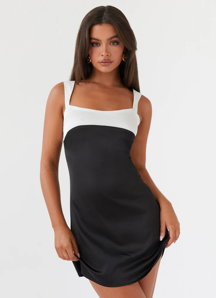 Abito Mini in Seta Odette - Onyx