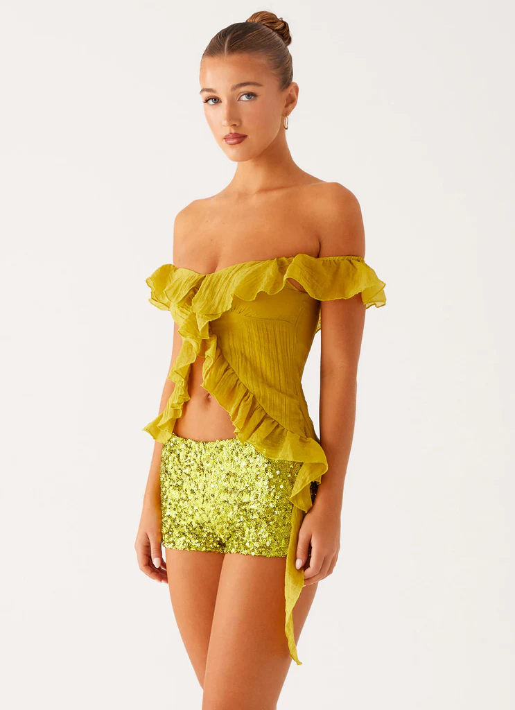 Top Dylan Senza Spalline - Lime