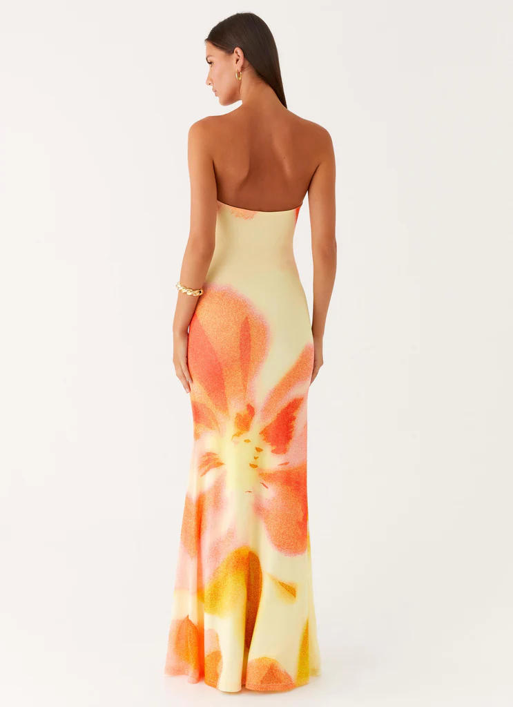 Vestito Maxi Senza Spalline Iroha - Fiori di Mimosa