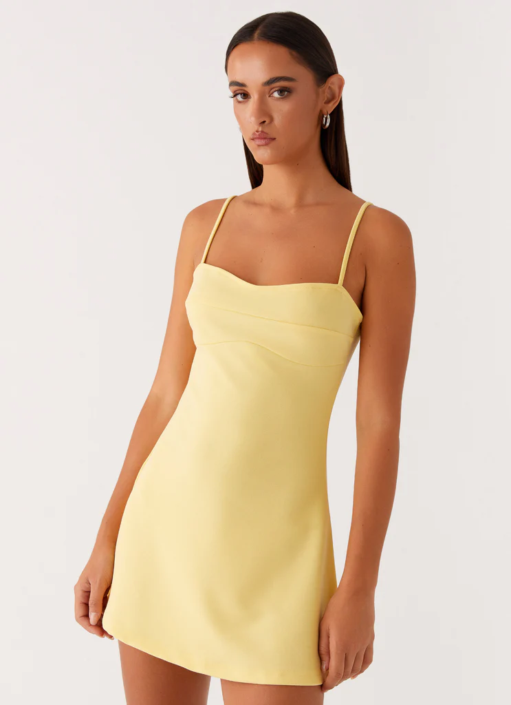 Mini Vestito Cindy – Giallo Mini Vestito Cindy - Giallo