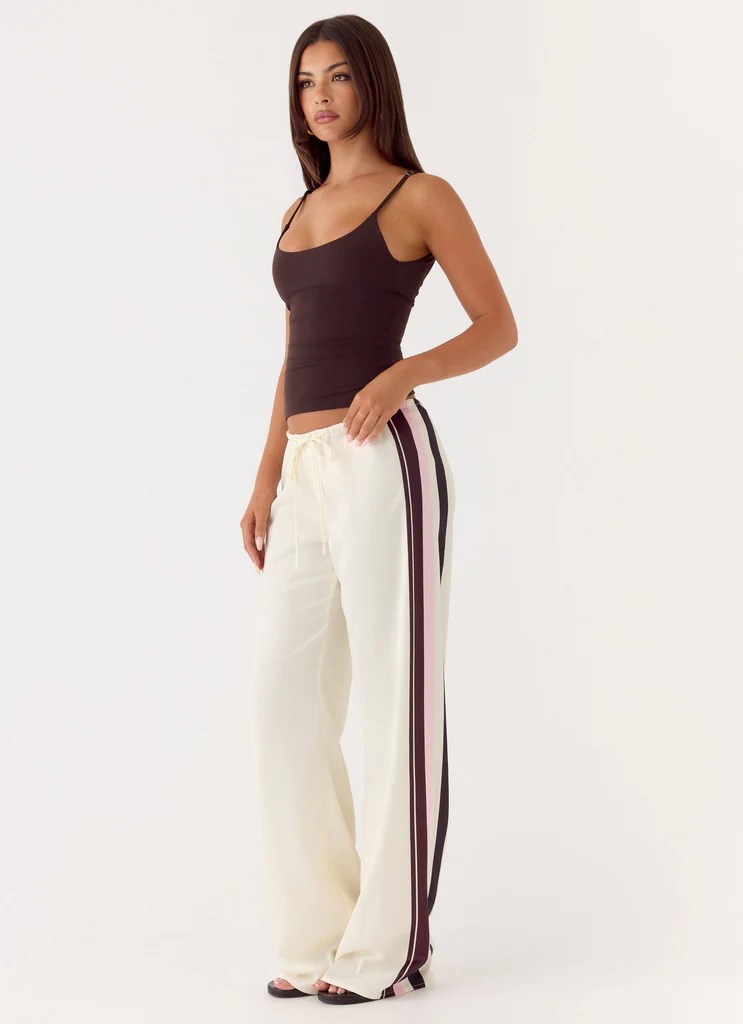 Pantaloni Deacon a vita bassa - Fantasia Fiori