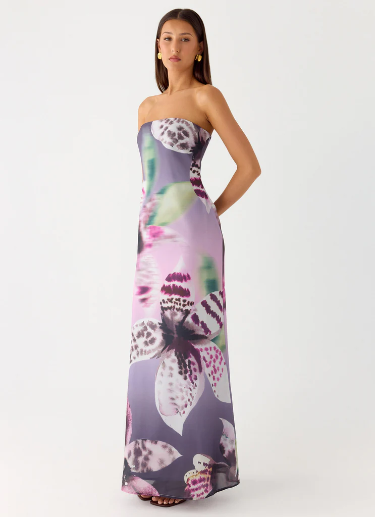 Abito Maxi Darcy - Affare Floreale Ombre