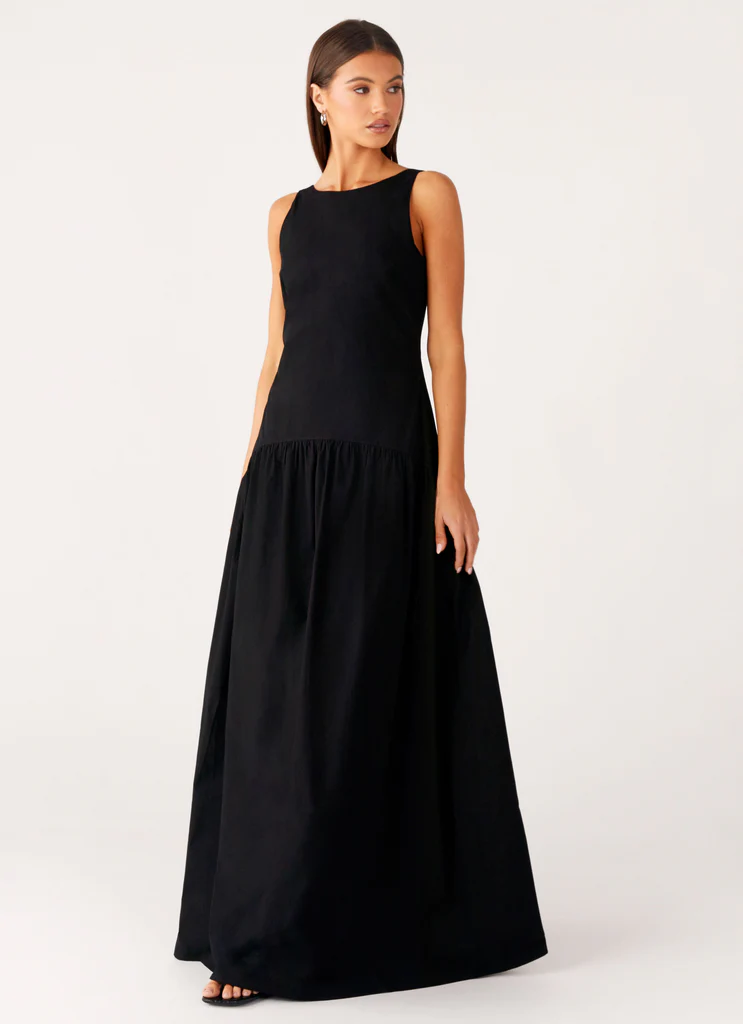 Abito Maxi Morena - Nero