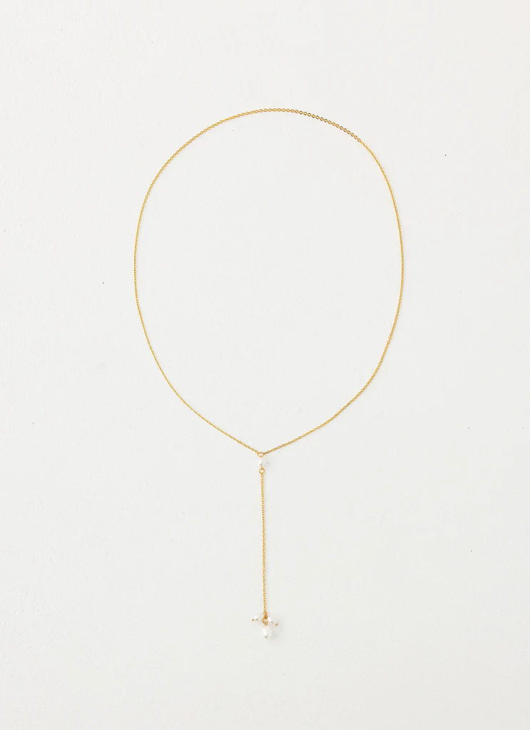 Collana Perla Silhouette - Oro