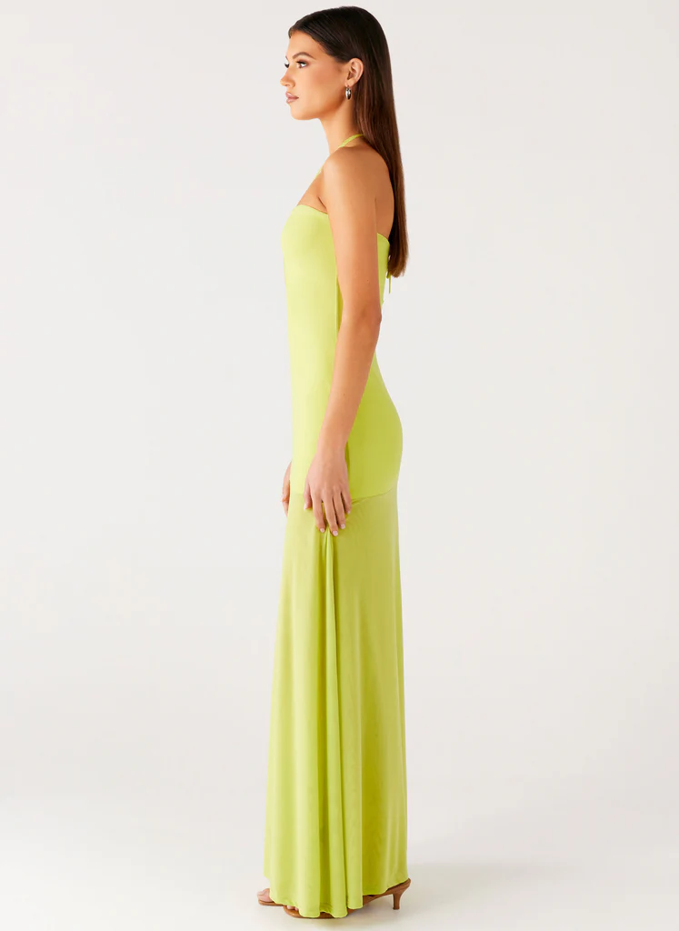 Abito Maxi Claria - Lime