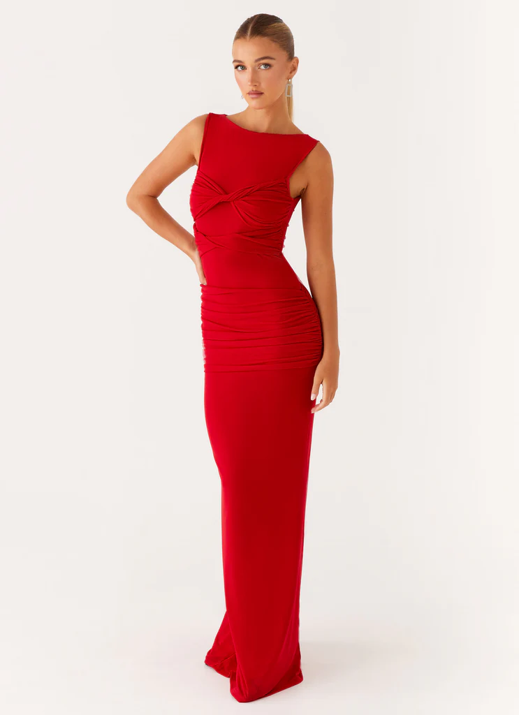 Missy Maxi Dress - Rosso