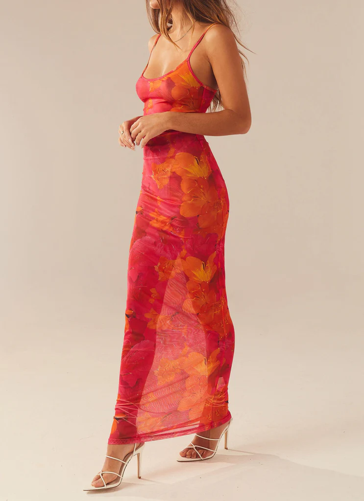 Vestito Maxi Love On The Run - Fiori Sole