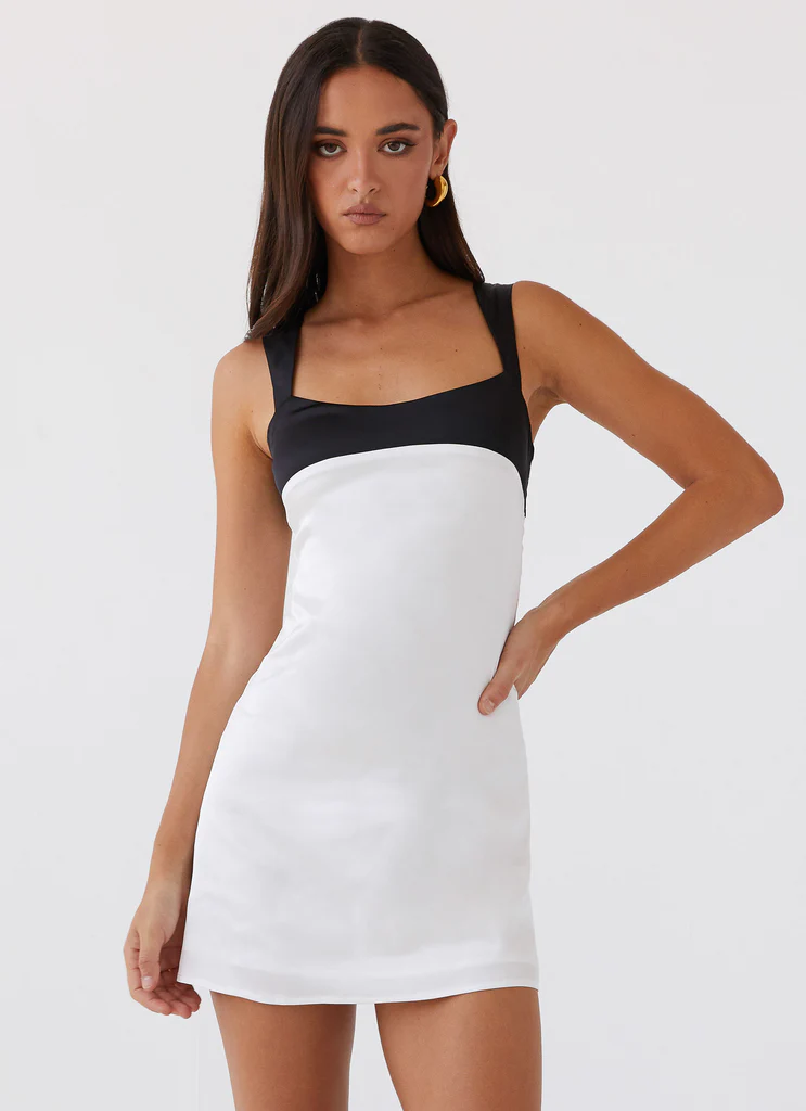 Mini Vestito in Seta Odette - Nero Perla
