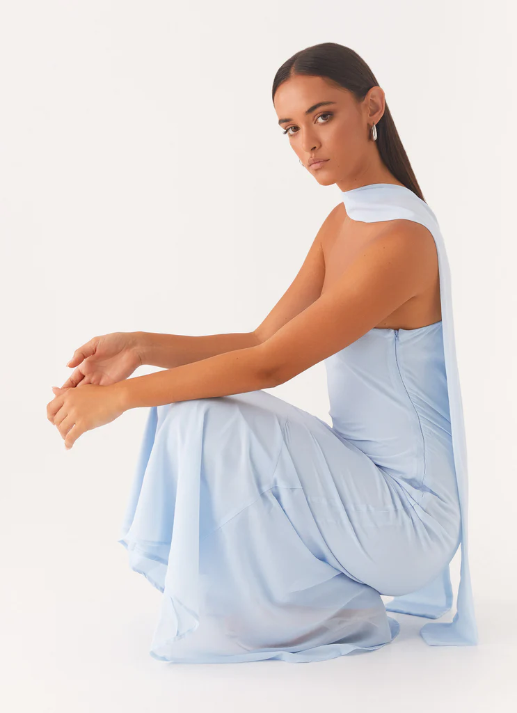 Abito Maxi Under The Pagoda – Blu Abito Maxi Under The Pagoda - Blu