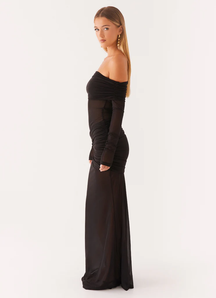 Abito Maxi Liberty - Nero