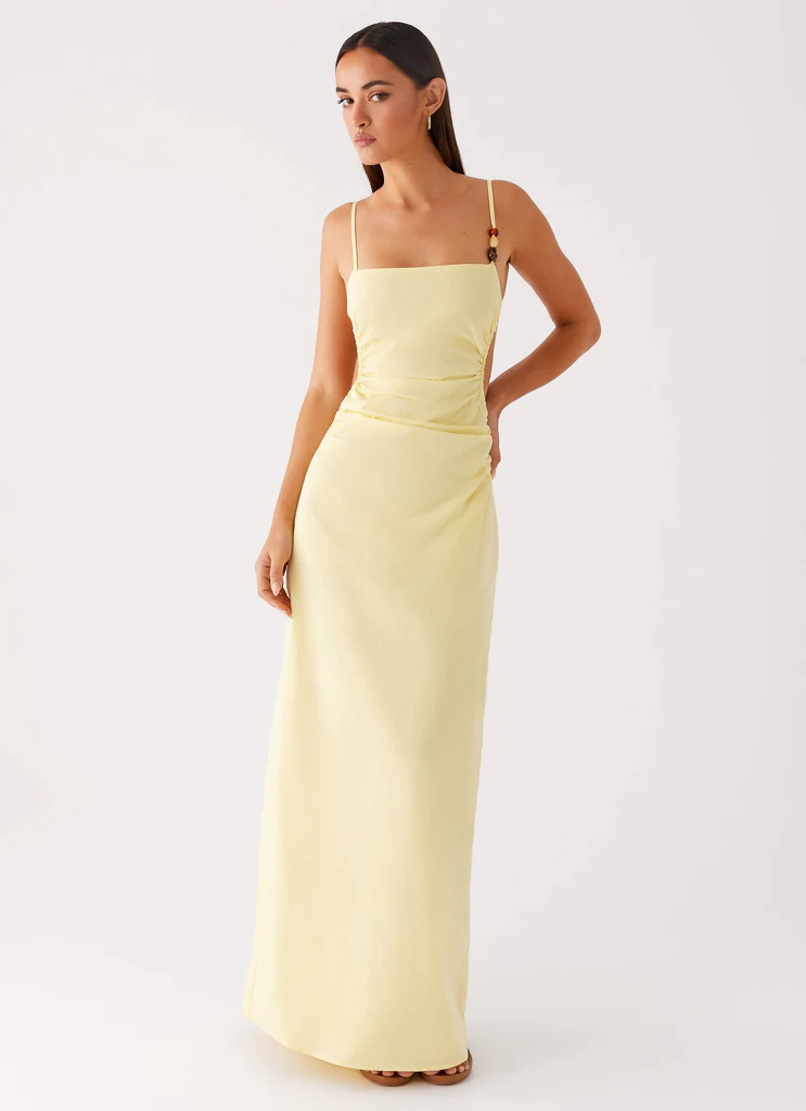 Abito Maxi Selah - Giallo