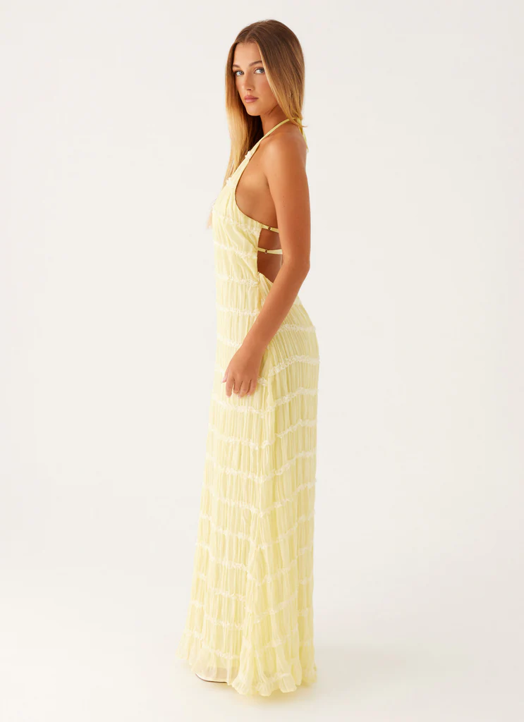 Aullie Maxi Dress - Giallo