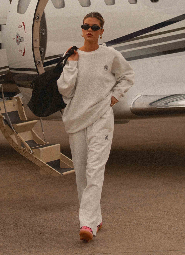 Pantaloni in felpa Signature - Grigio