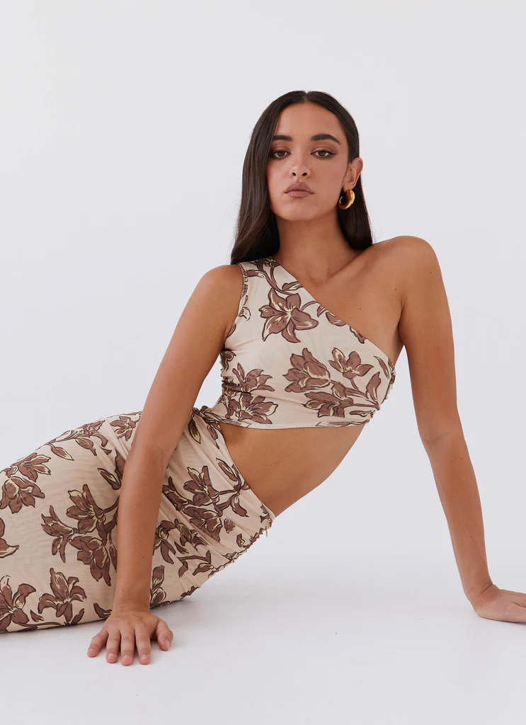 Abito Maxi in Maglia Shadows In The Sun - Hazel Bloom