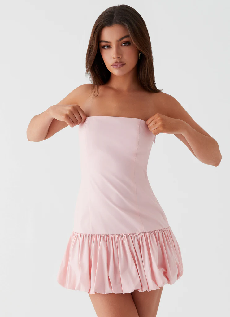 Mini Vestito Candy Cane - Rosa