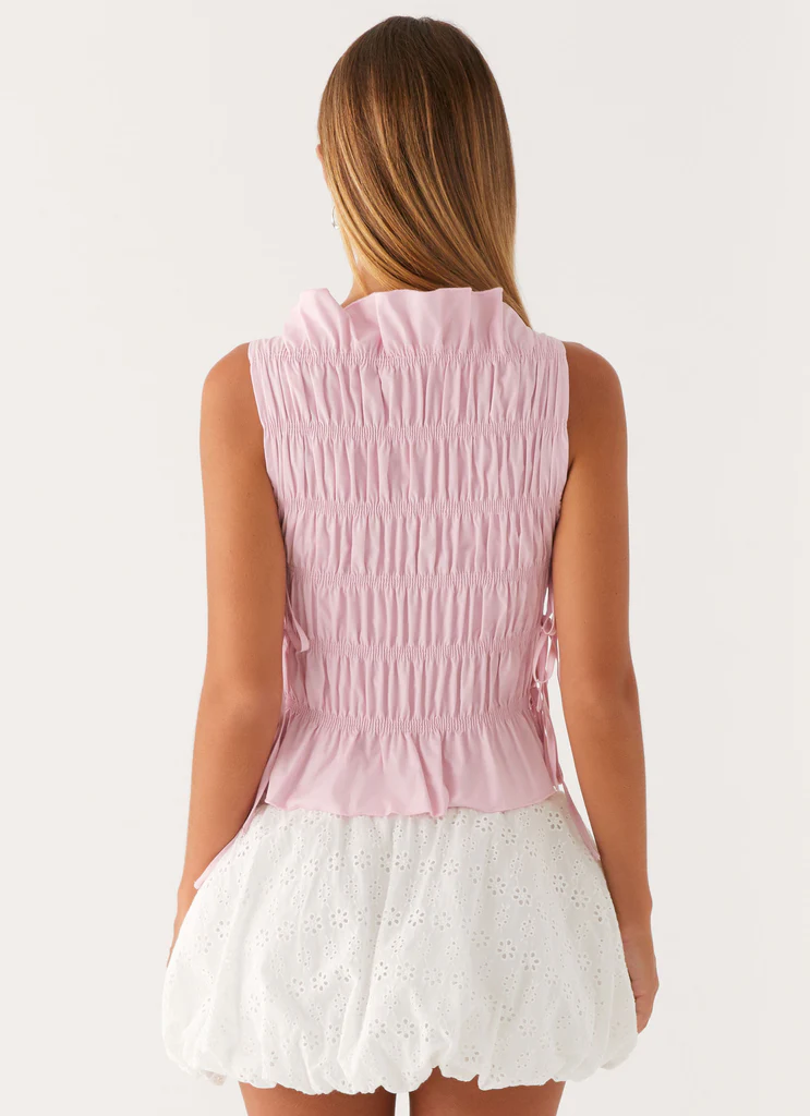 Top Alineato Alysa - Rosa