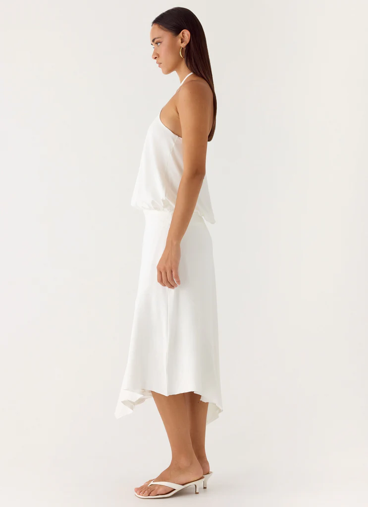 Abito Midi To The Girls - Bianco