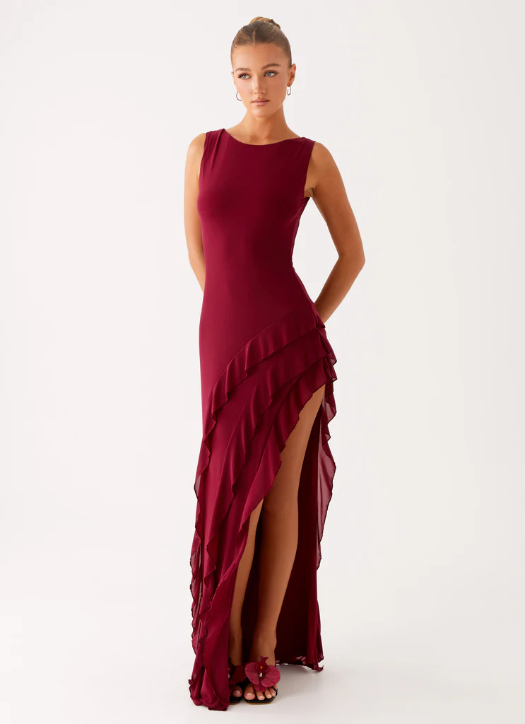 Abito Maxi Hendrix – Vino Raspberry Abito Maxi Hendrix - Vino Raspberry