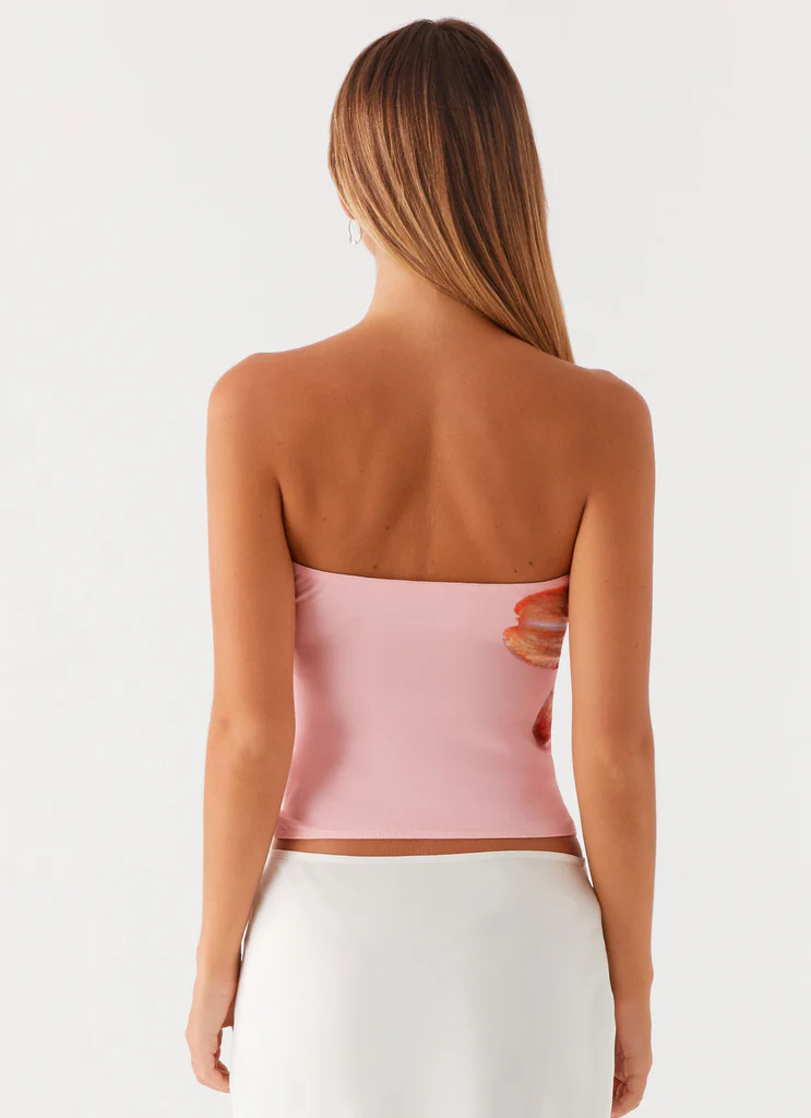 Top Senza Spalline Fall For You – Rosa Top Senza Spalline Fall For You - Rosa