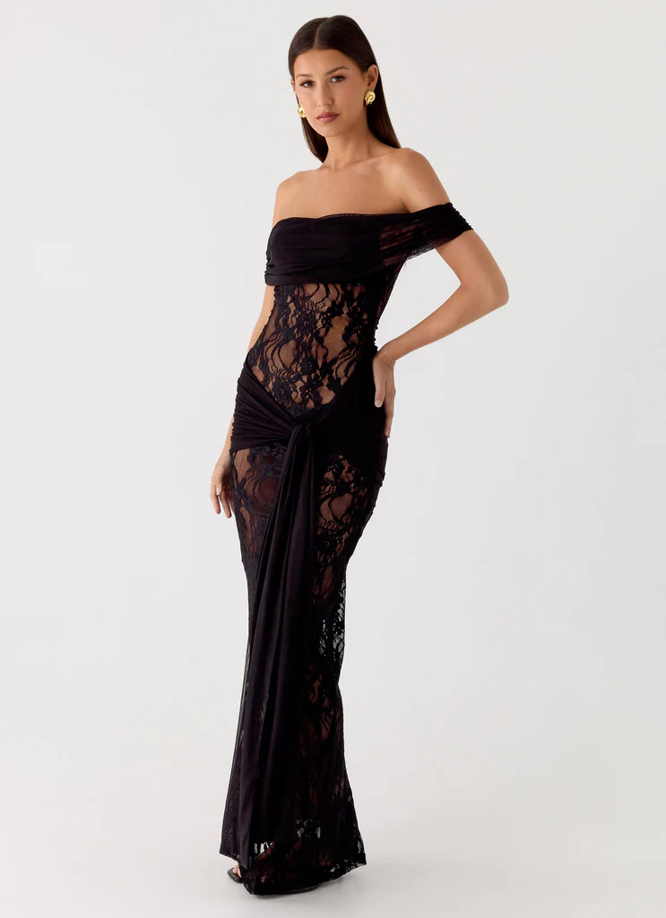 Abito Maxi Gracie Twist - Nero