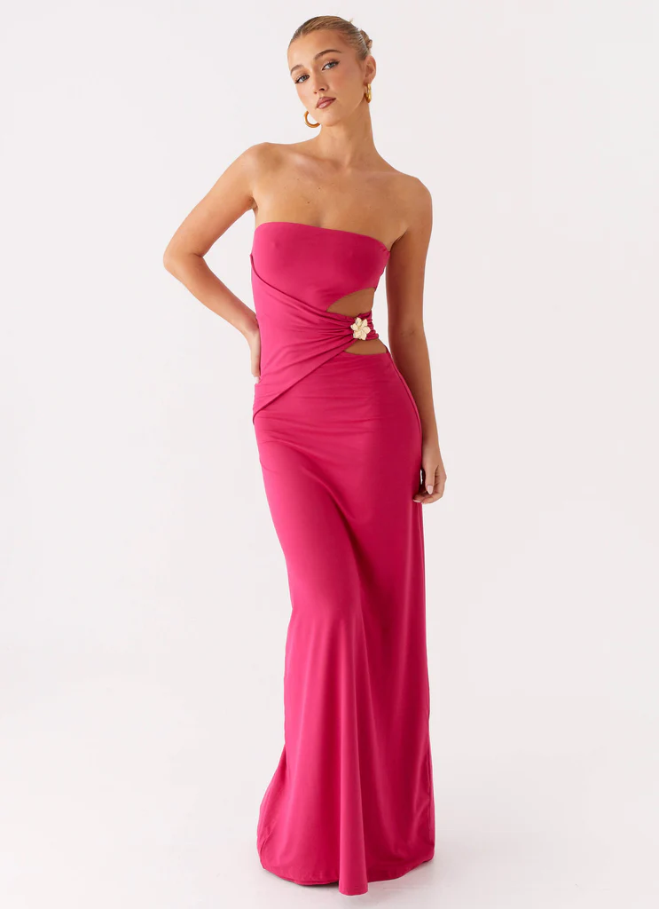 Abito Maxi Anetta - Fucsia