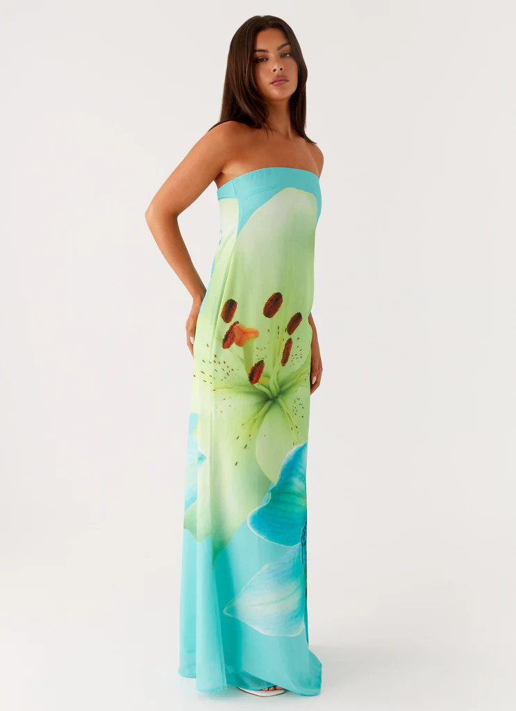 Abito Maxi Darcy - Fiore di Turchese