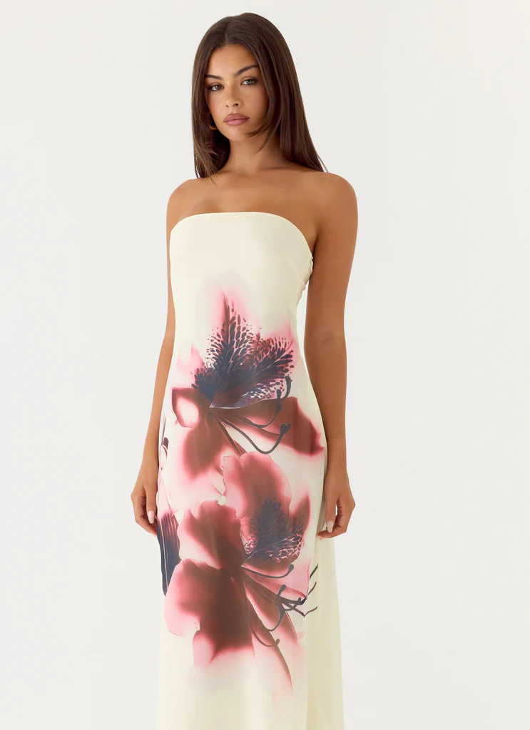 Vestito Maxi Senza Spalline Lariettea - Fiore di Velluto