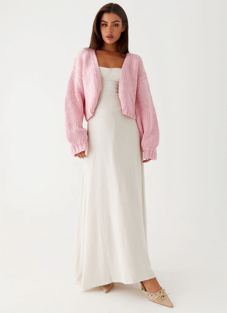 Gilet Knit Jasleen - Rosa