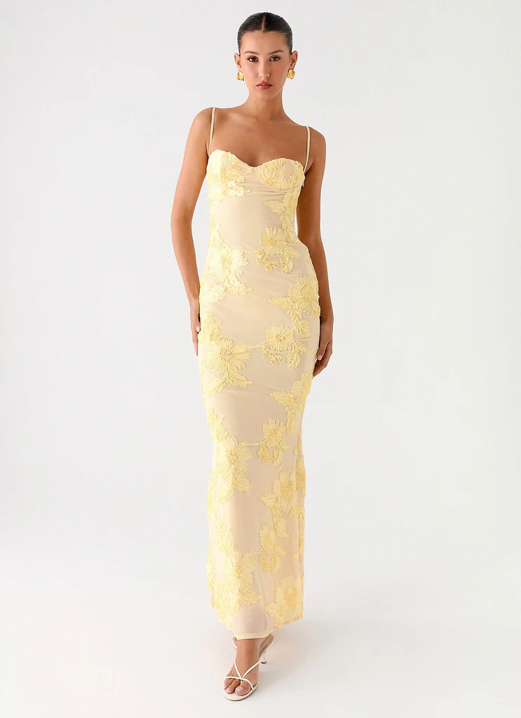 Abito Maxi That Girl - Limone