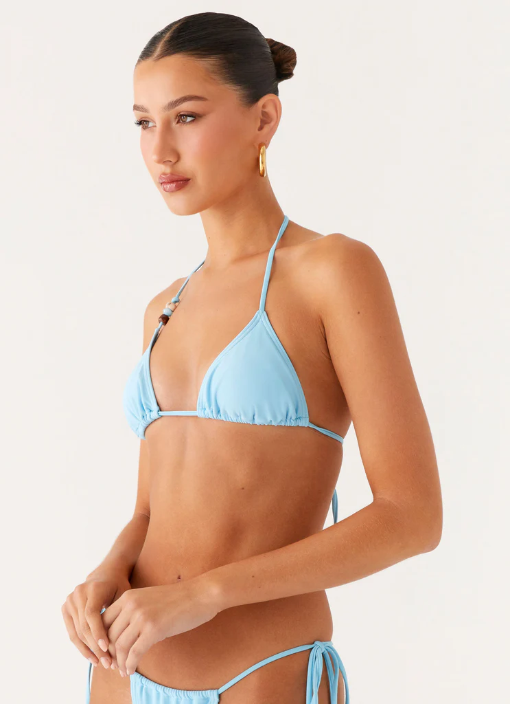 Top per Bikini con Perline Ryland - Turchese
