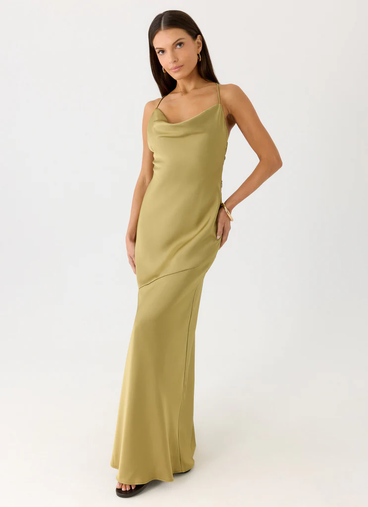 Abito Maxi Darius - Olive Verde