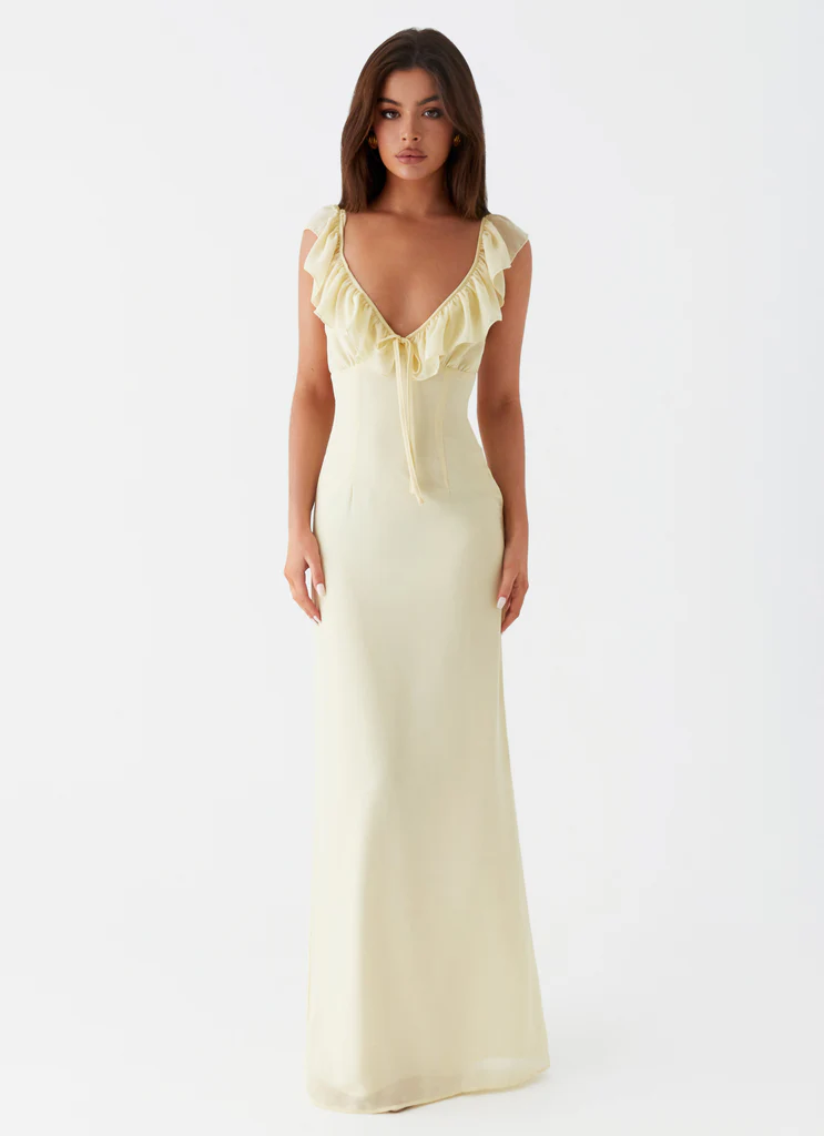 Abito Maxi Silvie - Giallo