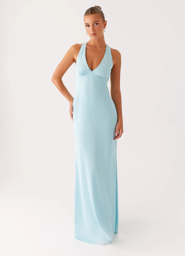 Vestito Maxi a Spalline Desi - Mint