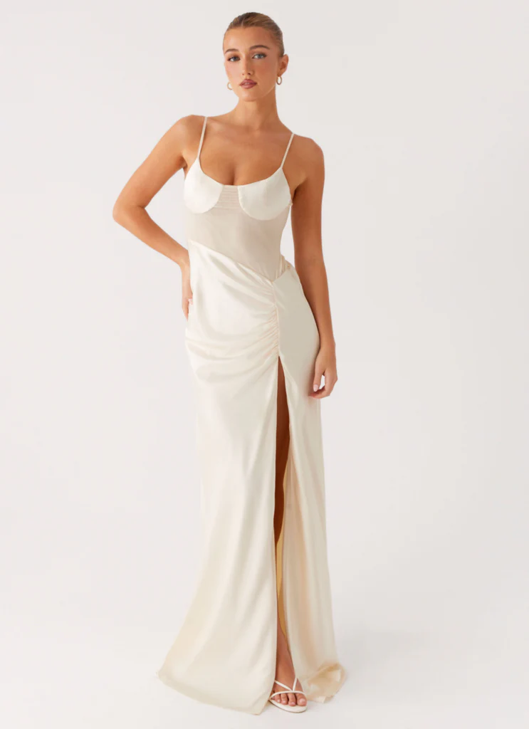 Abito Maxi Rising Sun - Avorio