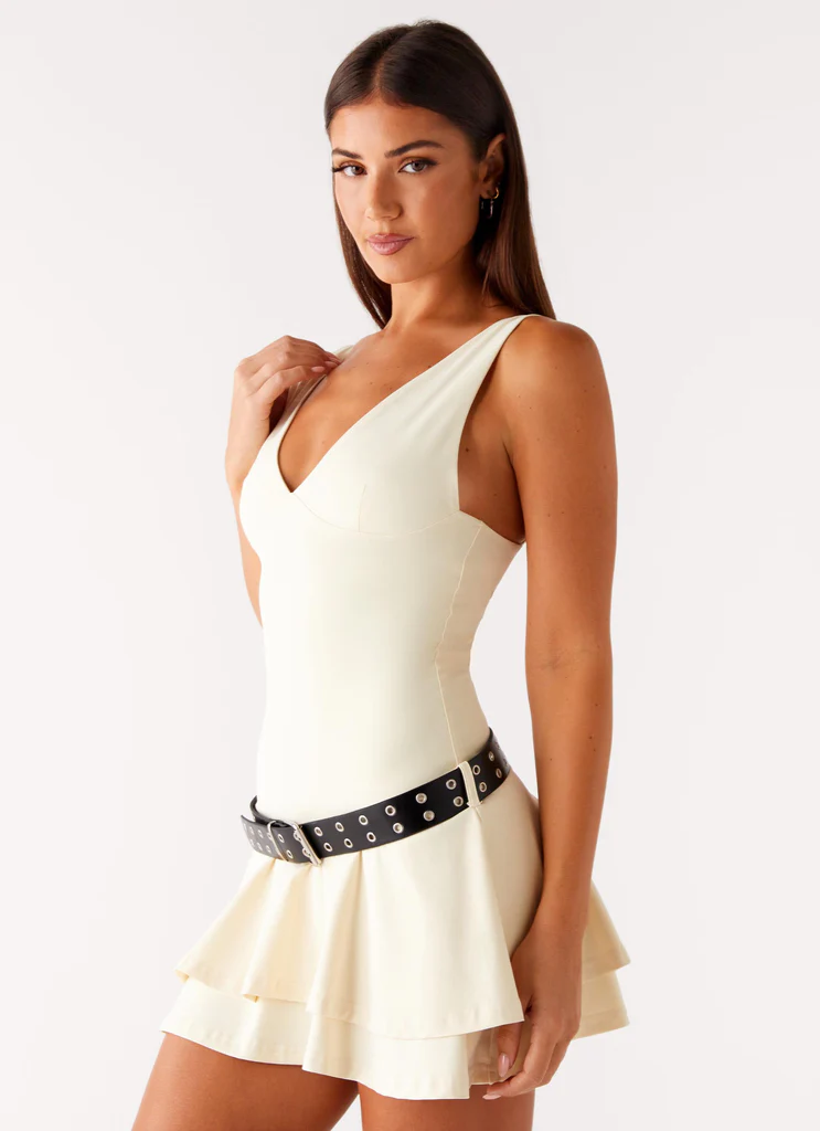 Vestito Mini Gold Coast – Giallo Vestito Mini Gold Coast - Giallo