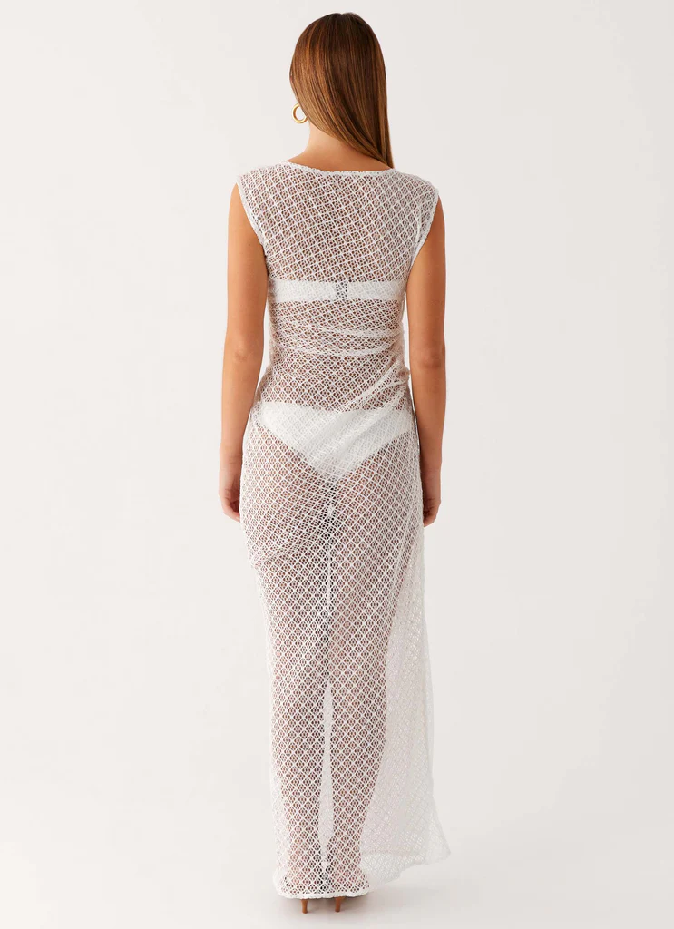 Maeva Maxi Dress - Bianco