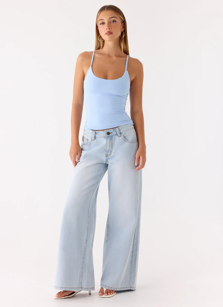 Blondie Tank Top - Blu