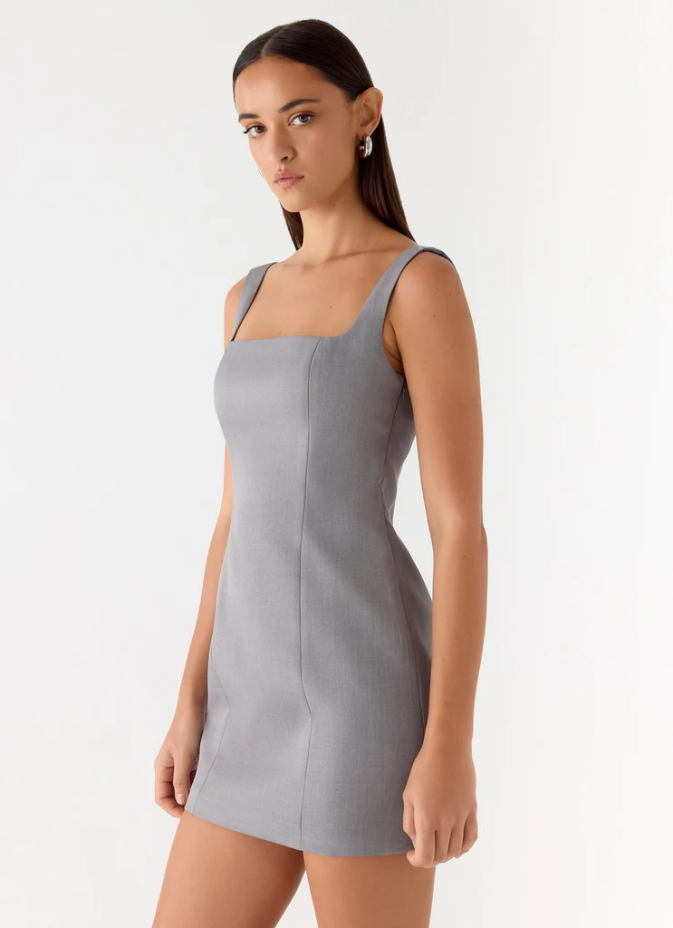 Abito Mini Tensione Brief - Grigio Fumo