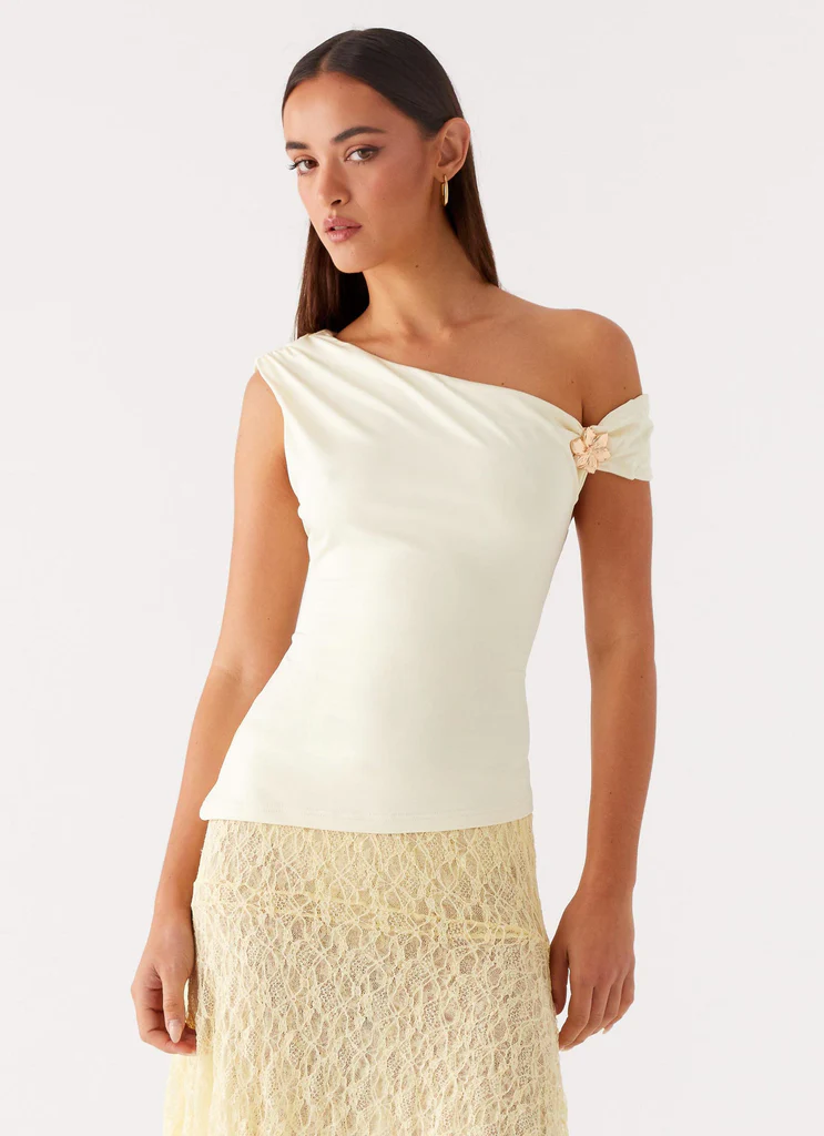 Catch Flights Top - Giallo