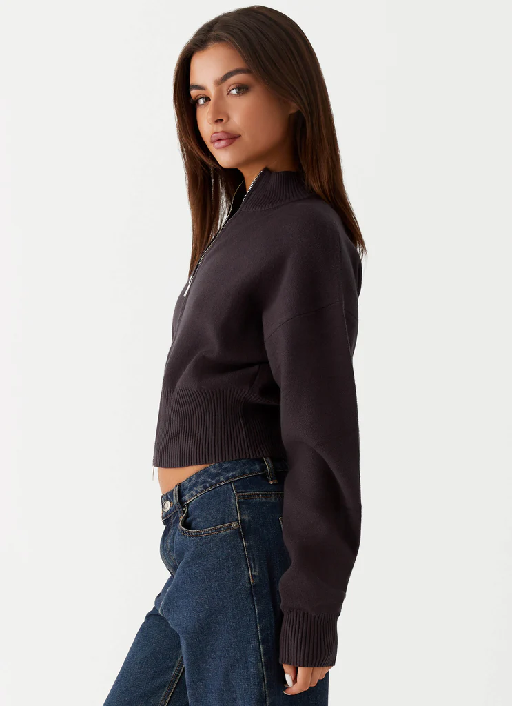 Cardigan con collo alto Episode - Grigio