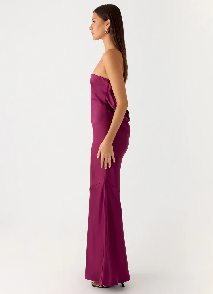 Abito Maxi Endless Nights - Prugna
