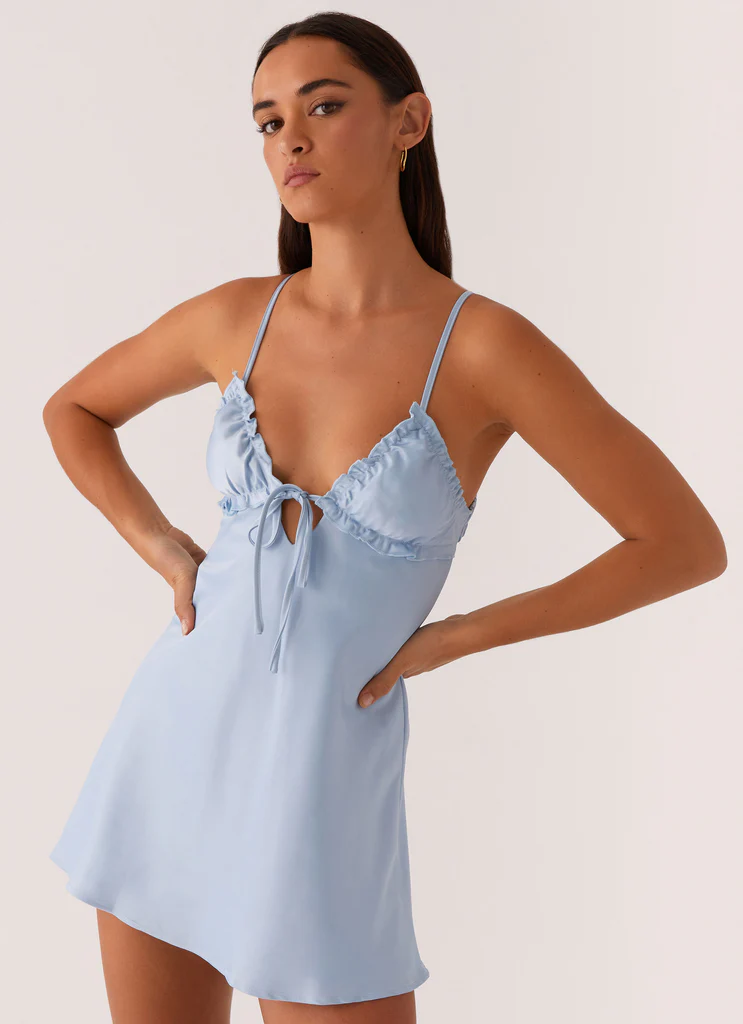 Richie Mini Dress – Blu Richie Mini Dress - Blu