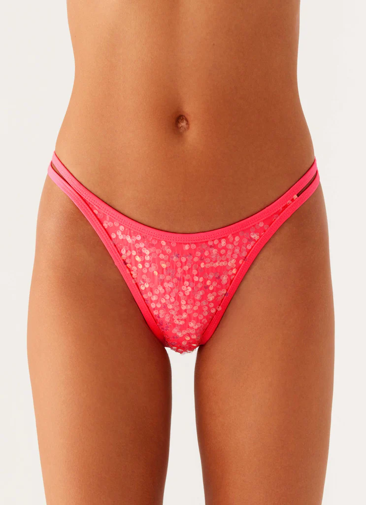 Bottoms per Bikini Croazia - Paillettes Rosa