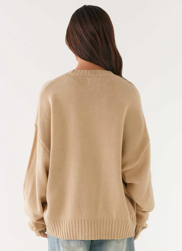 Emma Maglione Oversized - Beige