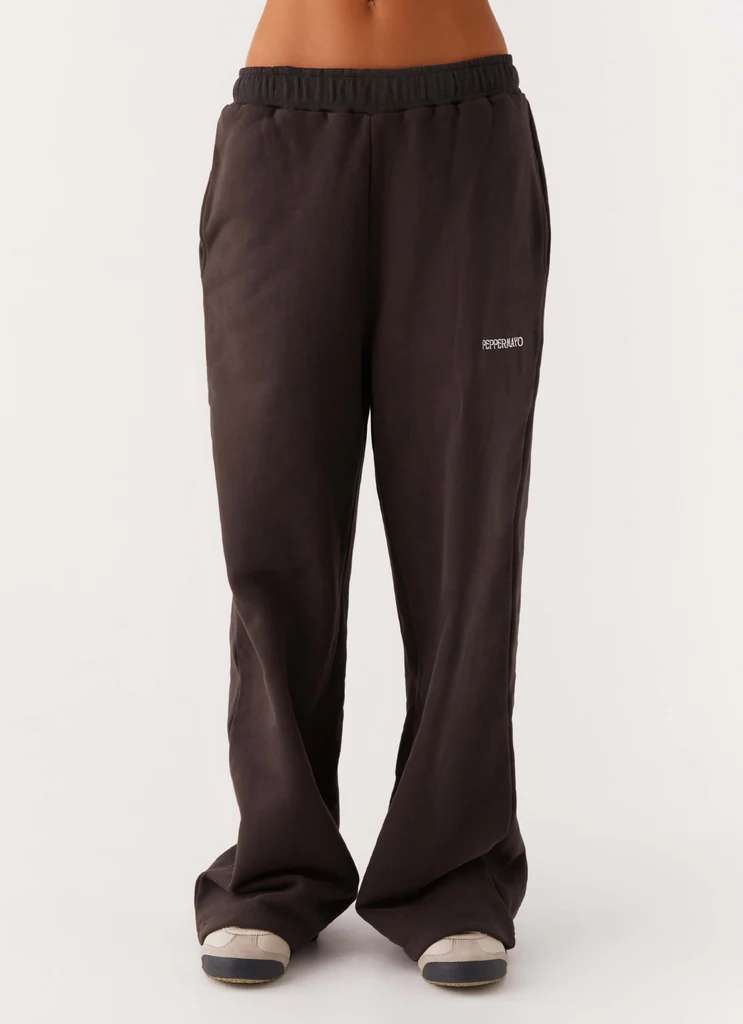 Pantaloni in Felpa Signature - Grigio Antracite