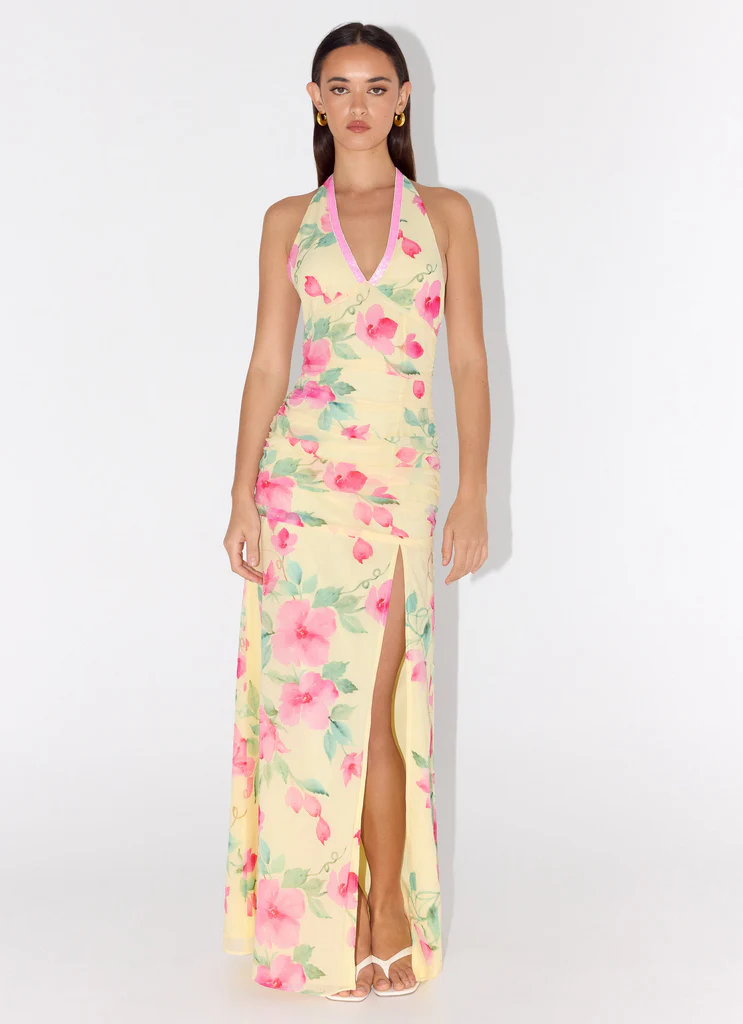 Abito Maxi a Spalline Colada - Lemon Soleil