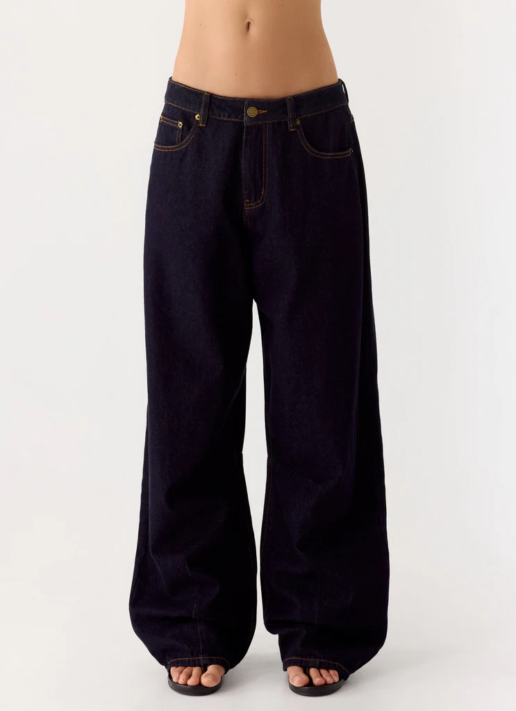 Jeans in Denim Ronan - Indigo Grezzo